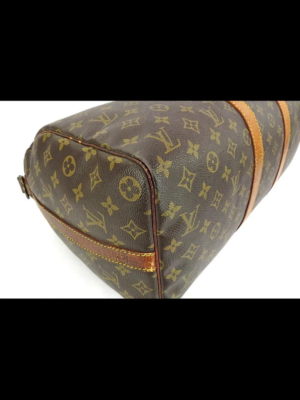 Louis Vuitton Brown Monogram Keepall Duffel Bag
